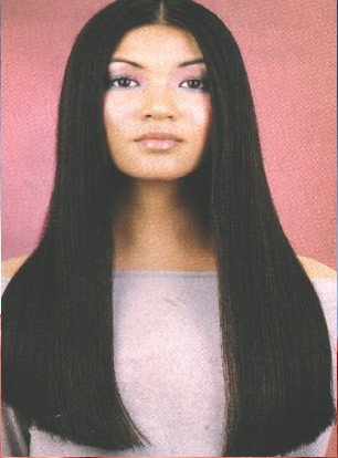 Extension de cheveux  la colle